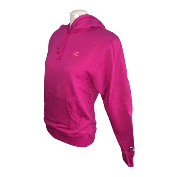 Champion Power Blend Drawstring Long Sleeve Pocket Hoodie Sweatshirt Sz XS Purpl - Picture 4 of 13